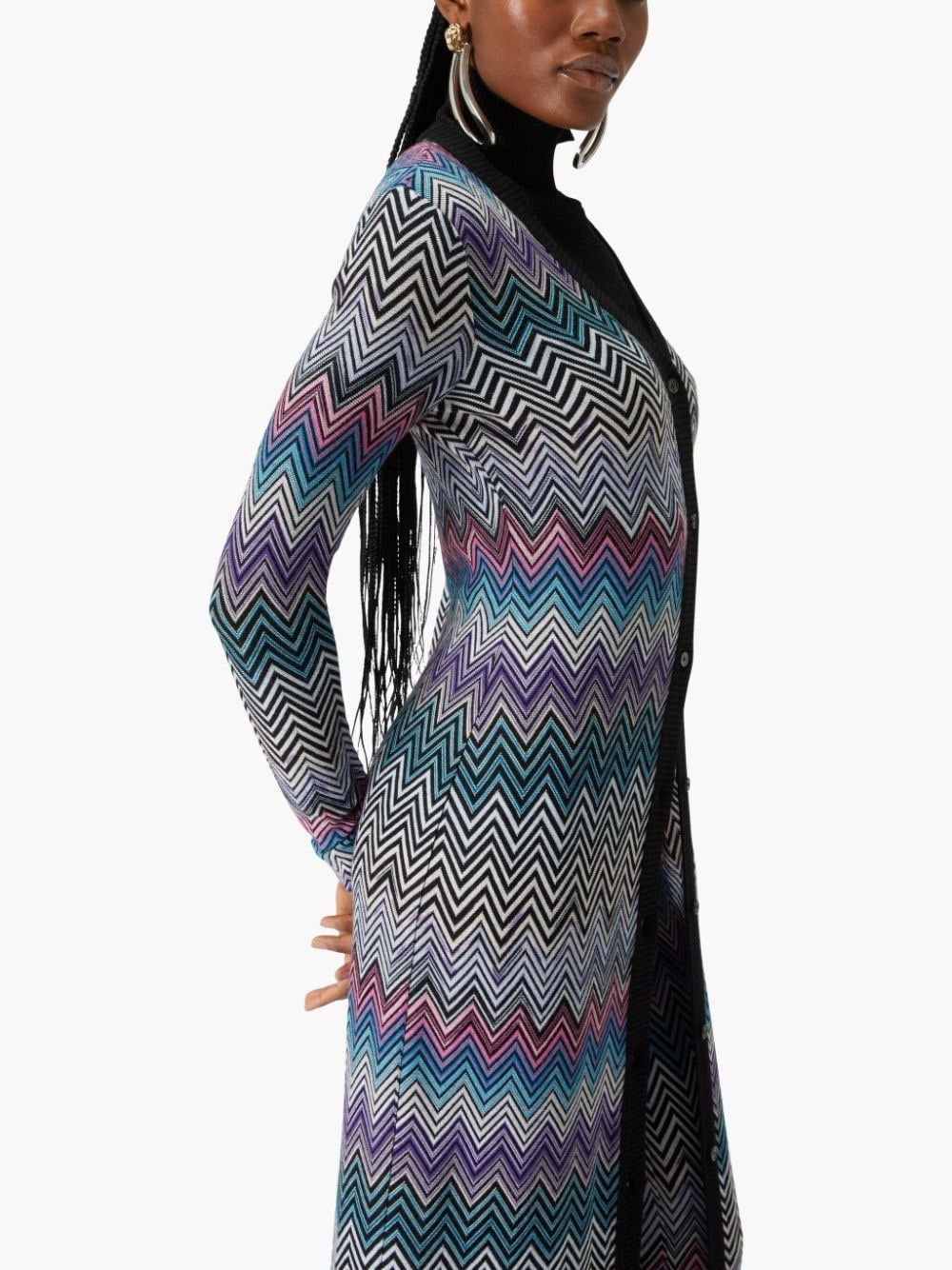 Missoni ZIG ZAG MOTIF WOOL CARDIGAN Size S / US 4 / IT 40 - 5 Thumbnail