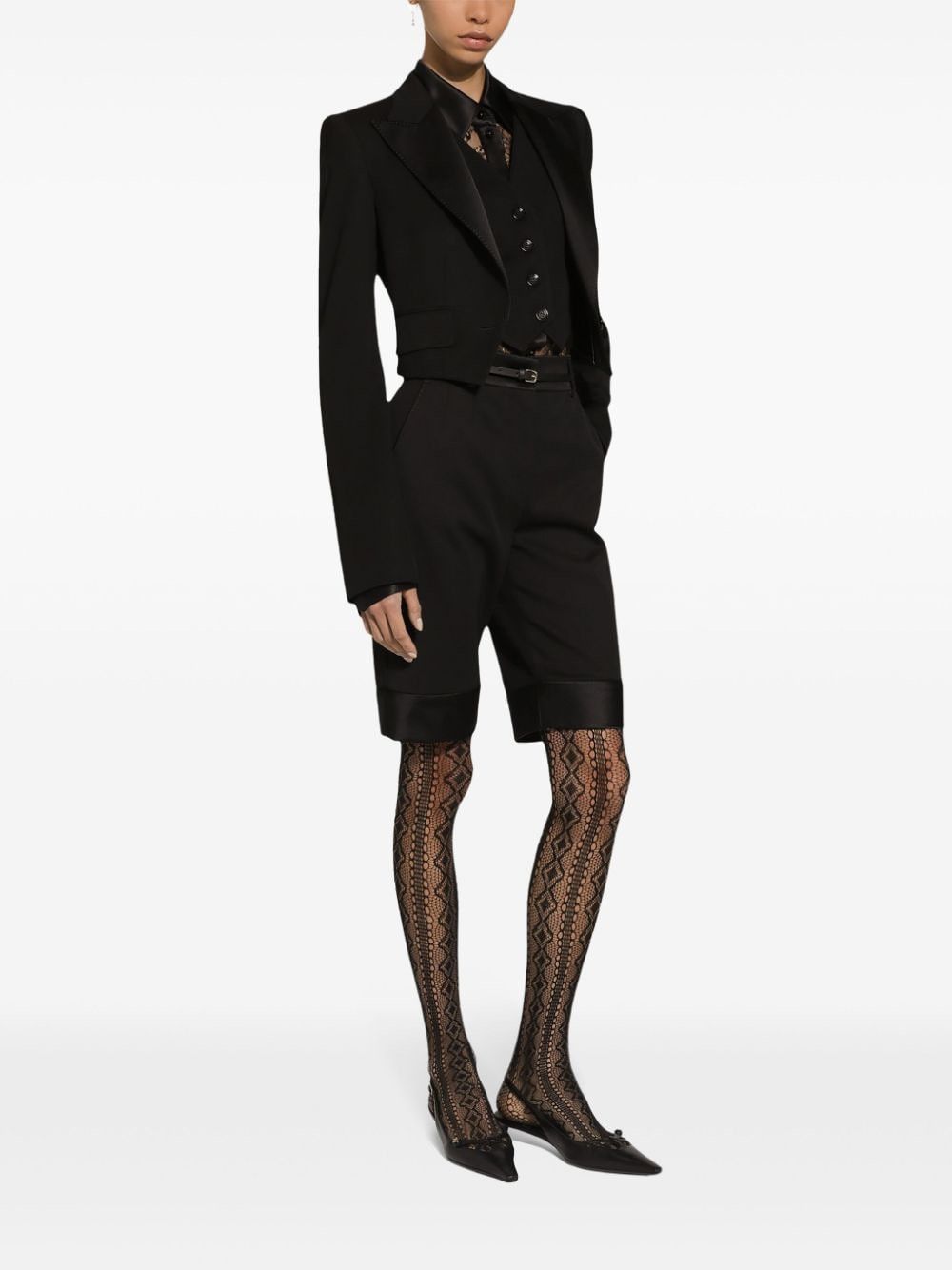 Dolce & Gabbana WOOL CROPPED JACKET Size S / US 4 / IT 40 - 3 Thumbnail