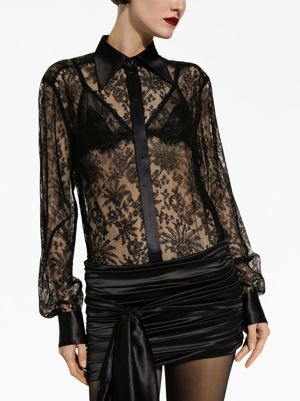Dolce & Gabbana LACE SHIRT Size S / US 4 / IT 40 - 5 Thumbnail