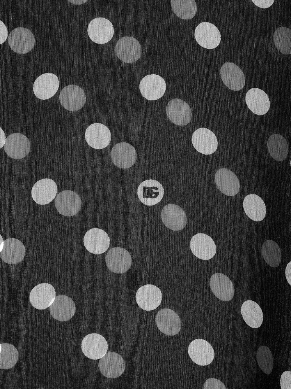Dolce & Gabbana DOTS PRINT SILK SHIRT Size S / US 4 / IT 40 - 2 Thumbnail