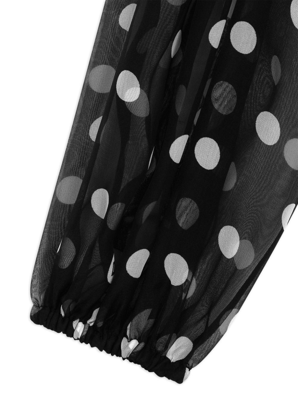 Dolce & Gabbana DOTS PRINT SILK SHIRT Size S / US 4 / IT 40 - 4 Thumbnail