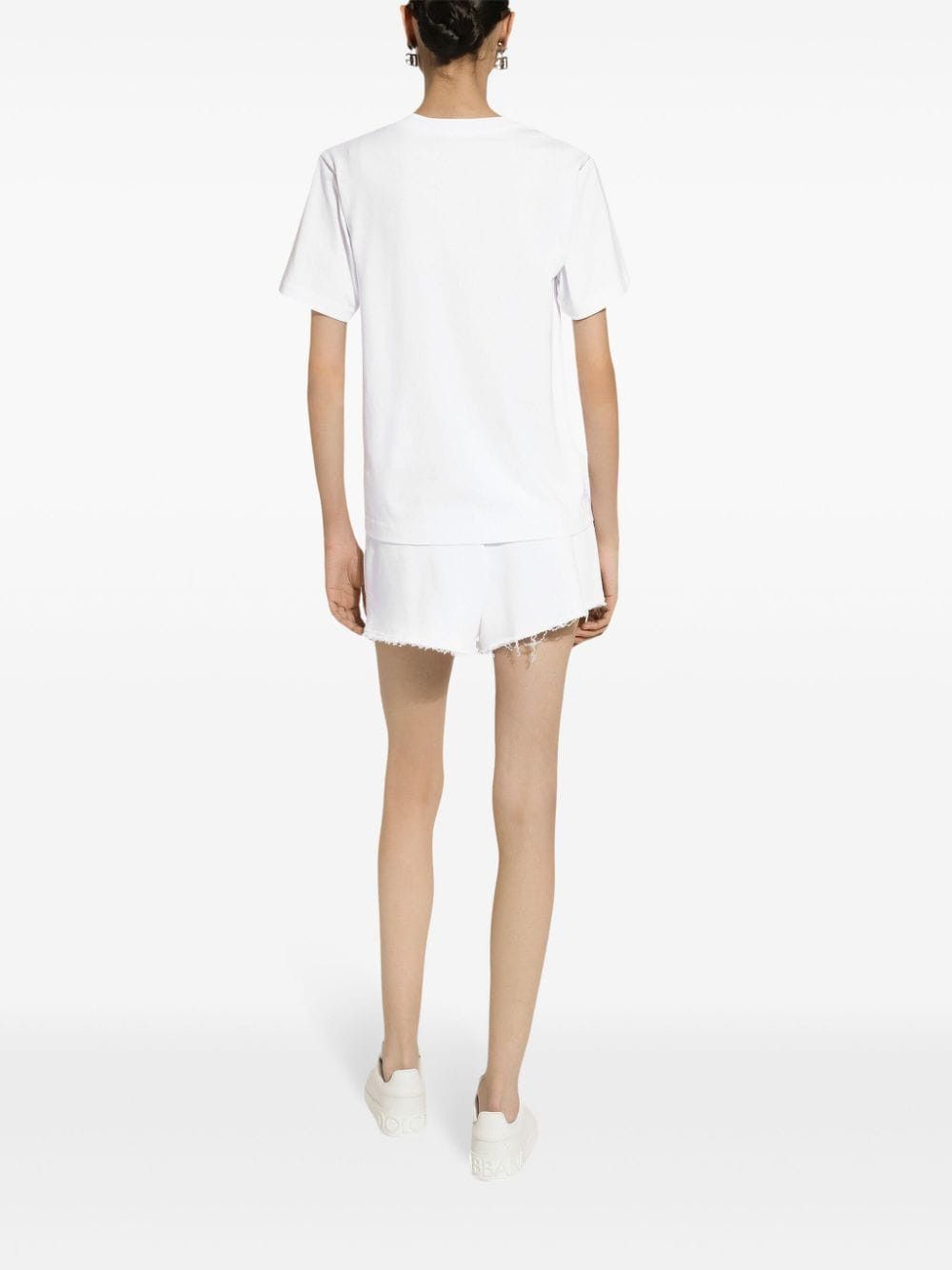 Dolce & Gabbana LOGO COTTON T-SHIRT Size S / US 4 / IT 40 - 2 Thumbnail