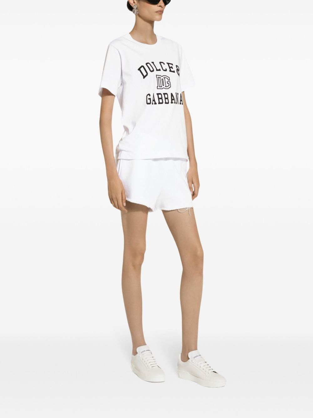 Dolce & Gabbana LOGO COTTON T-SHIRT Size S / US 4 / IT 40 - 5 Thumbnail
