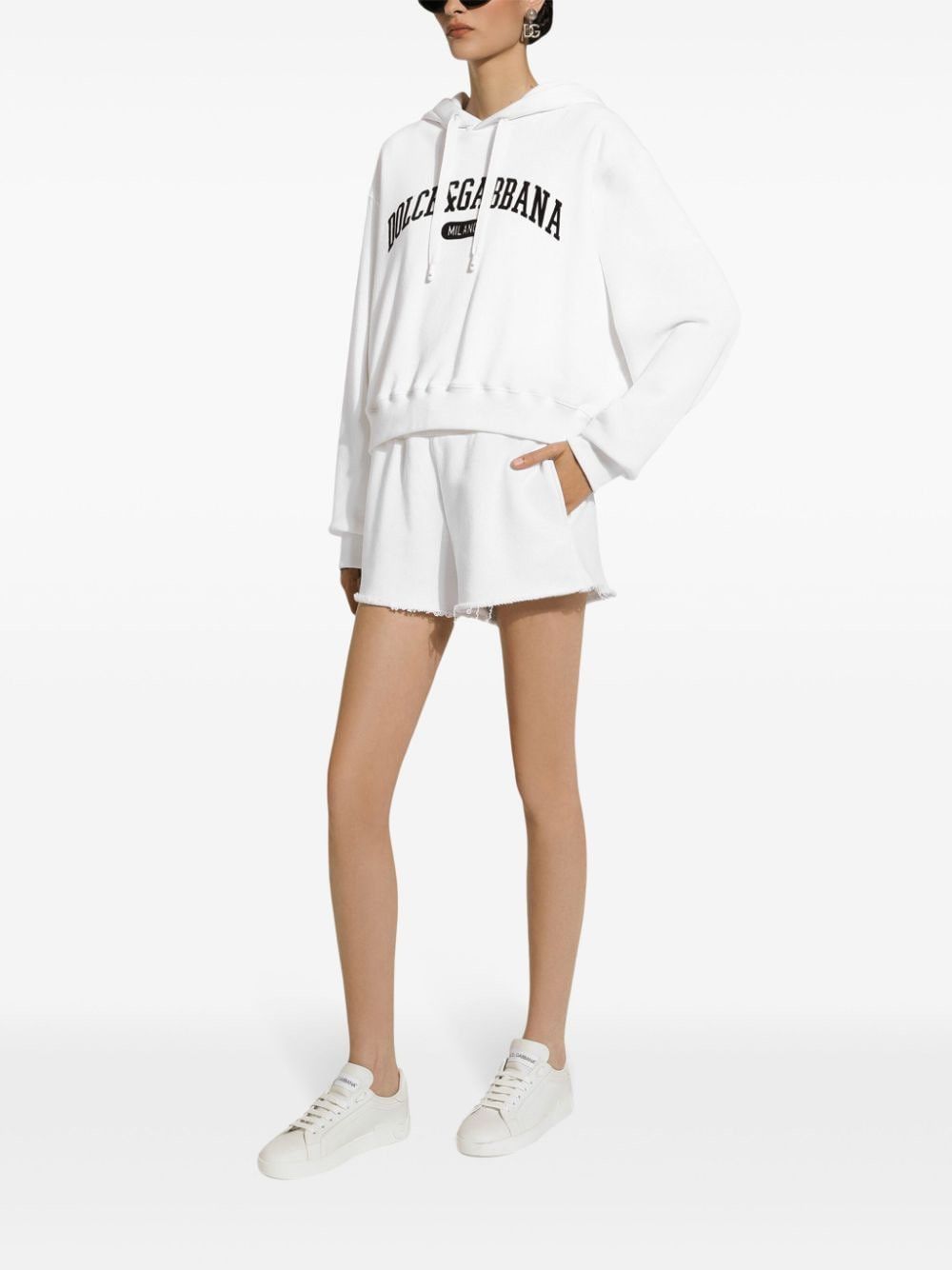 Dolce & Gabbana LOGO COTTON HOODIE Size S / US 4 / IT 40 - 4 Thumbnail