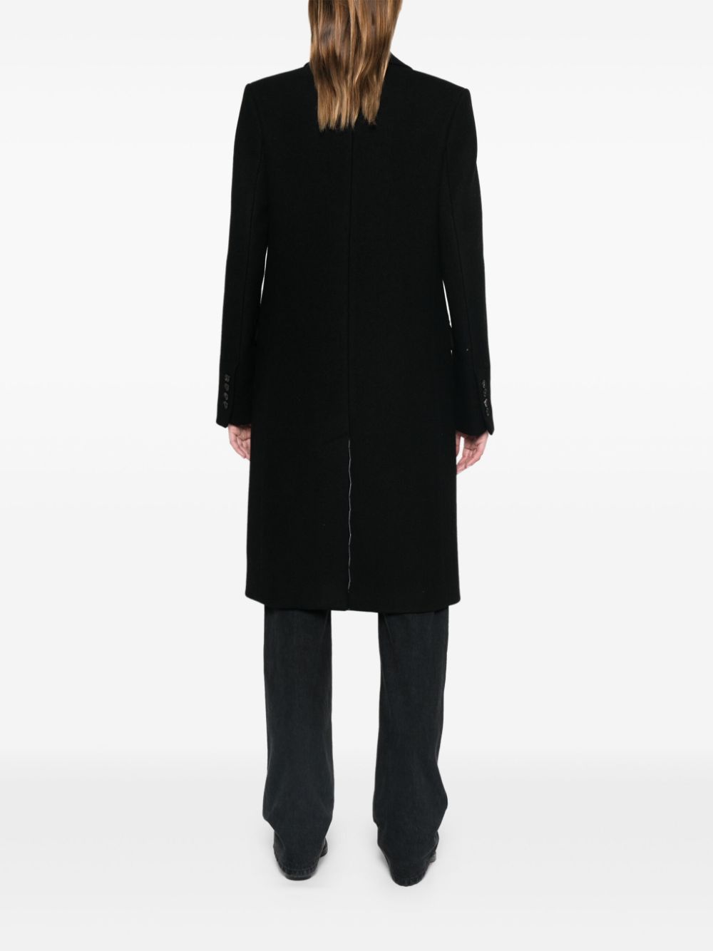 AMI WOOL SINGLE-BREASTED COAT Size S / US 4 / IT 40 - 3 Thumbnail