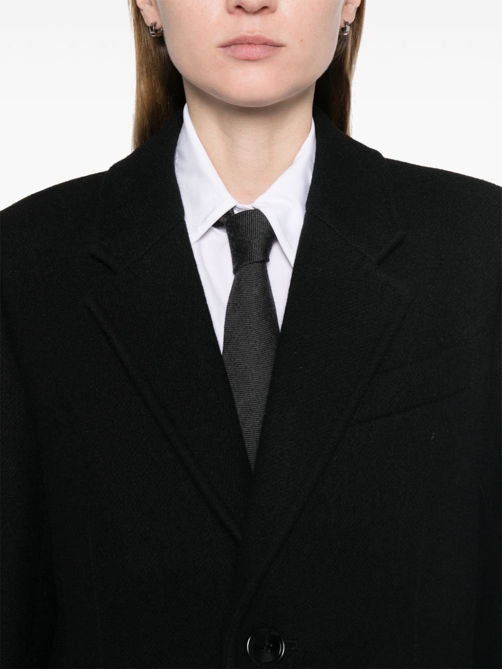 AMI WOOL SINGLE-BREASTED COAT Size S / US 4 / IT 40 - 5 Thumbnail