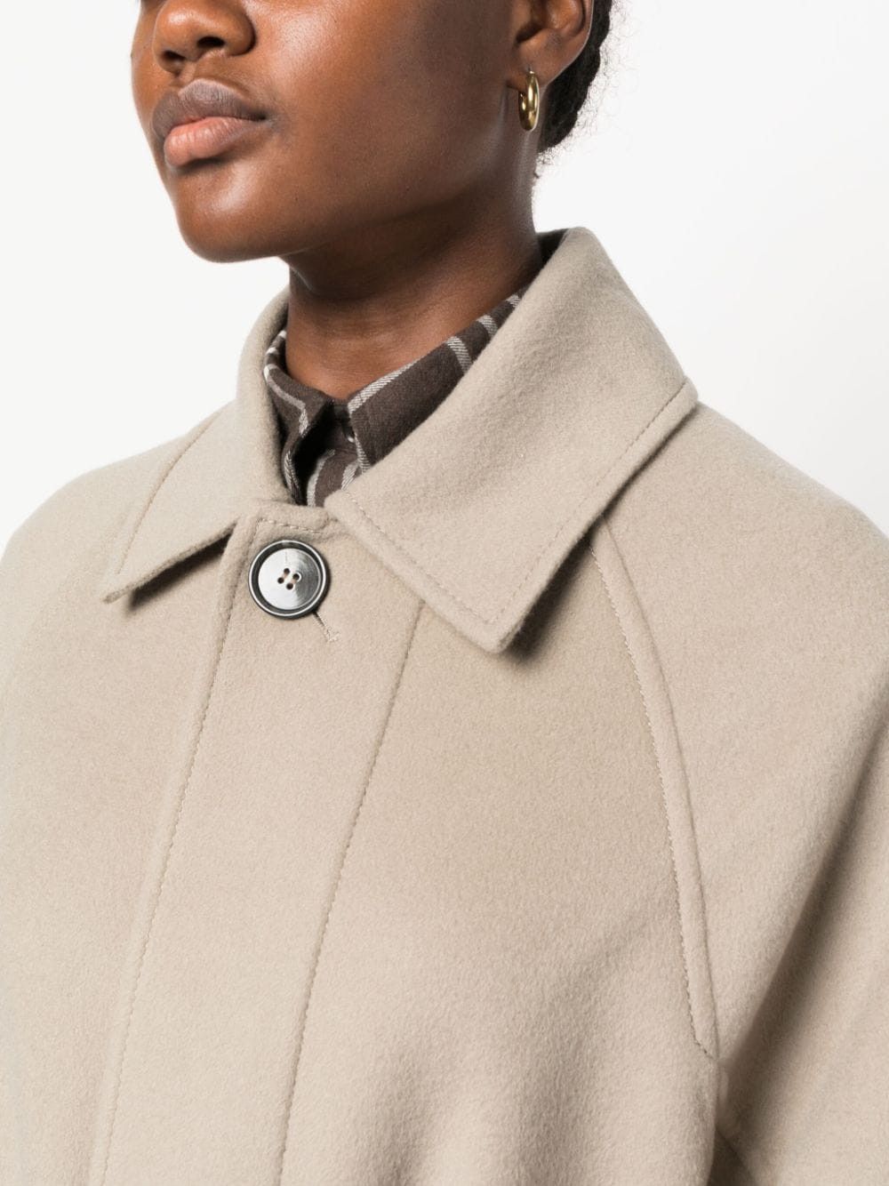 AMI CASHMERE AND WOOL BLEND COAT Size S / US 4 / IT 40 - 3 Thumbnail