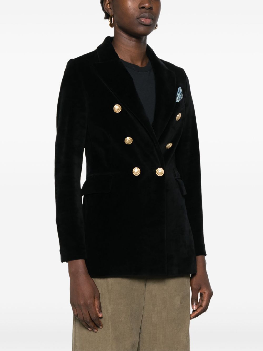 Circolo 1901 VELVET SINGLE-BREASTED JACKET Size S / US 4 / IT 40 - 2 Thumbnail