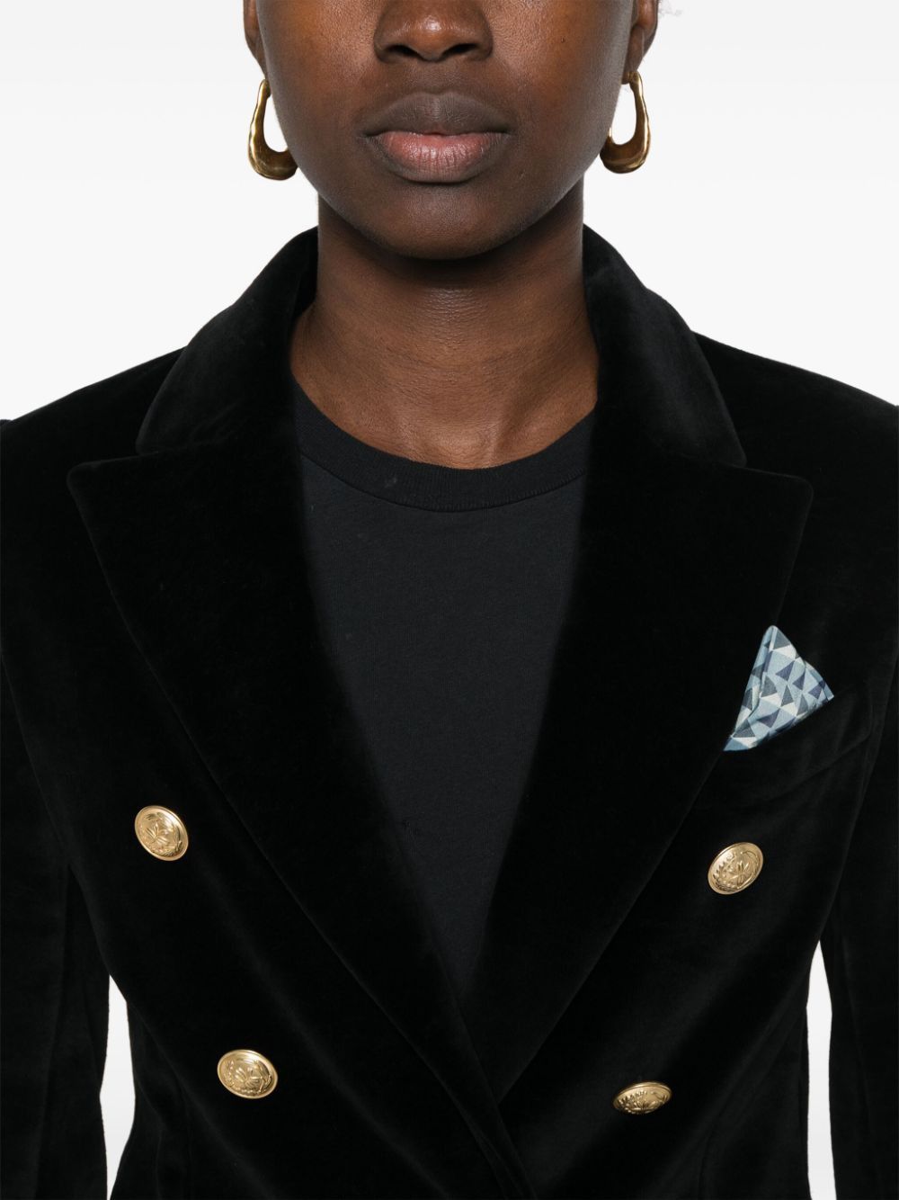 Circolo 1901 VELVET SINGLE-BREASTED JACKET Size S / US 4 / IT 40 - 5 Thumbnail