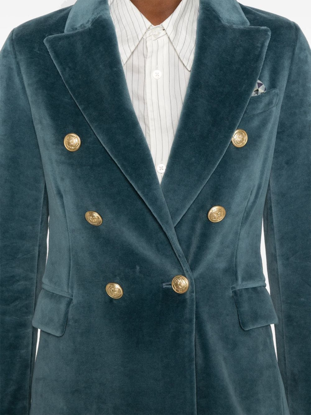 Circolo 1901 VELVET SINGLE-BREASTED JACKET Size S / US 4 / IT 40 - 5 Thumbnail