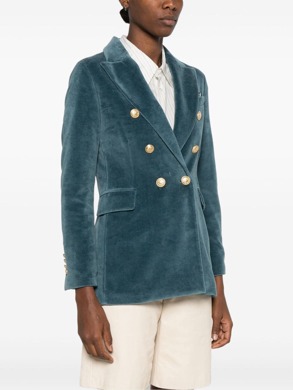 Circolo 1901 VELVET SINGLE-BREASTED JACKET Size S / US 4 / IT 40 - 2 Thumbnail