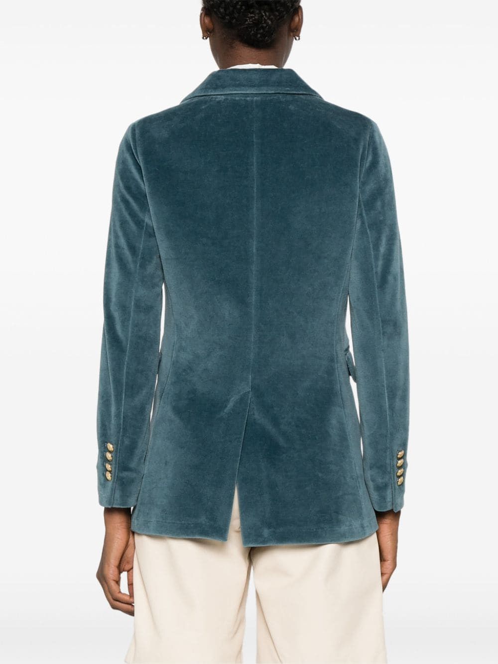 Circolo 1901 VELVET SINGLE-BREASTED JACKET Size S / US 4 / IT 40 - 3 Thumbnail