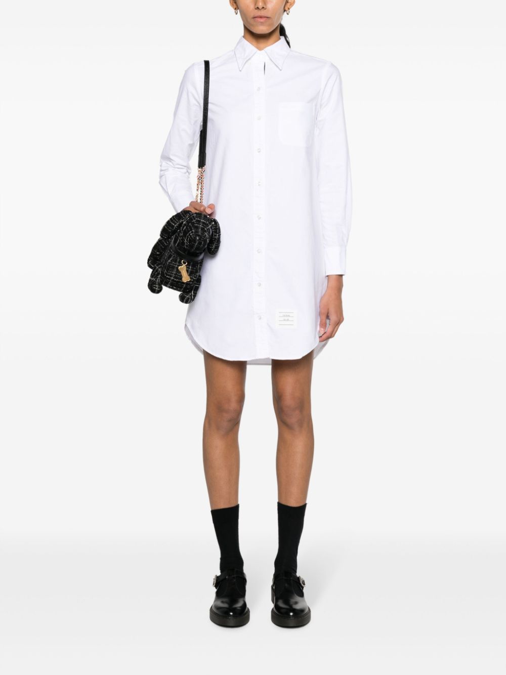 Thom Browne RWB COTTON SHIRT DRESS Size S / US 4 / IT 40 - 2 Thumbnail
