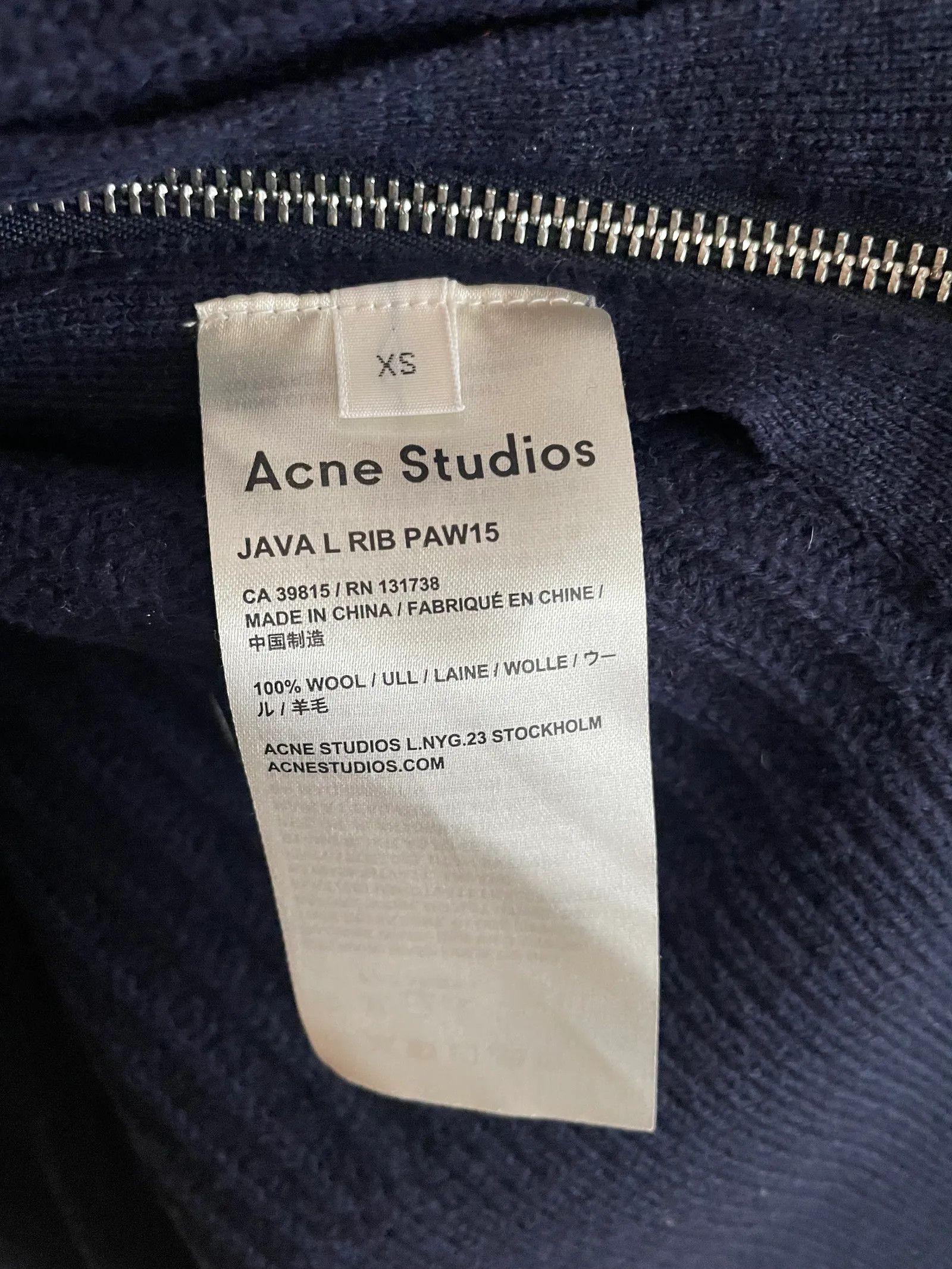 Acne Studios Java L Rib Sweater
