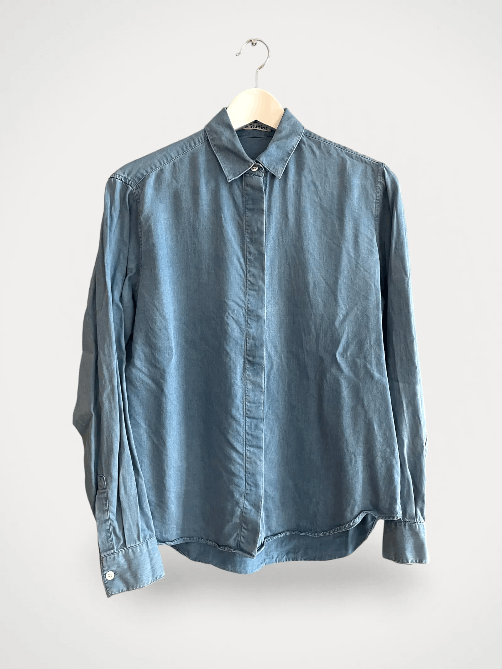 Acne Studios Acne Studios Beaumont den Shirt Size S / US 4 / IT 40 - 2 Thumbnail