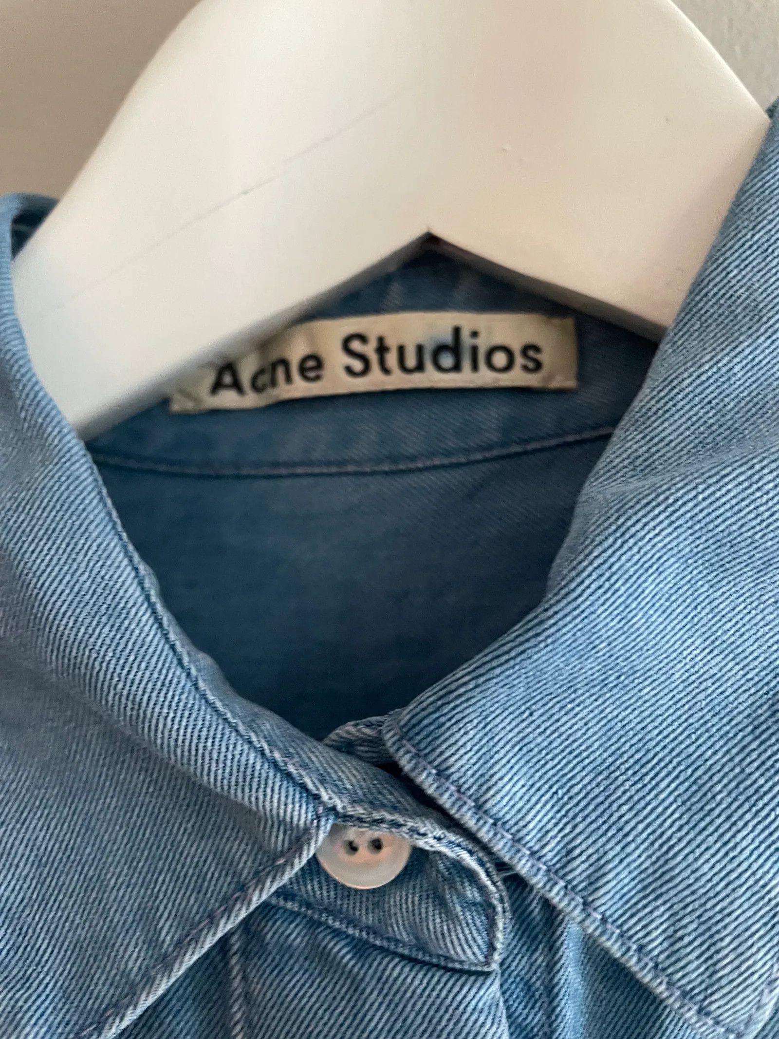 Acne Studios Acne Studios Beaumont den Shirt Size S / US 4 / IT 40 - 3 Thumbnail