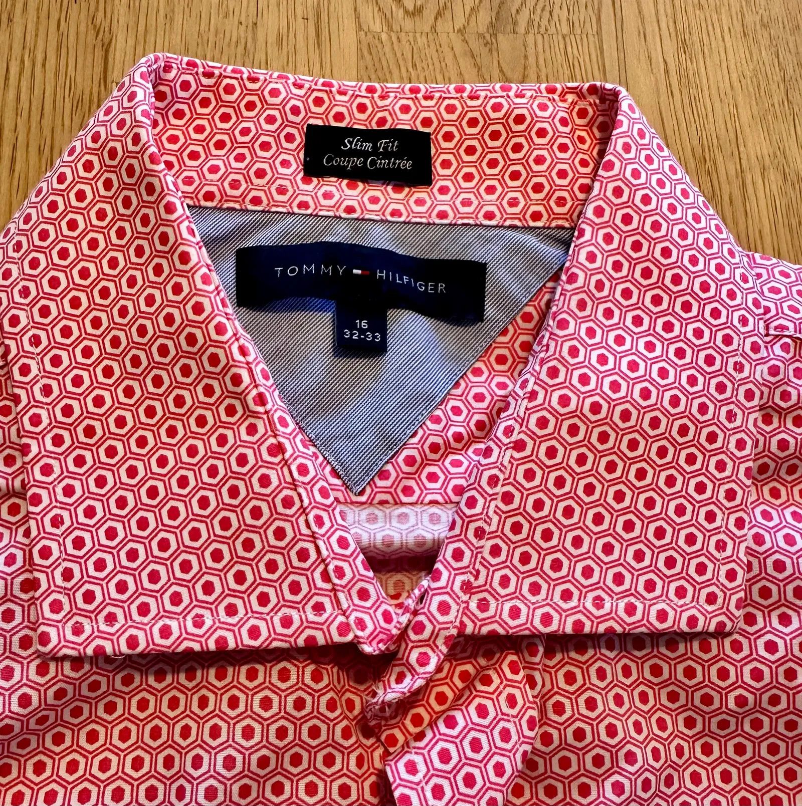 Tommy Hilfiger Tommy Hilfiger Slim Fit Coupe Cintrée Shirt Size US S / EU 44-46 / 1 - 2 Thumbnail