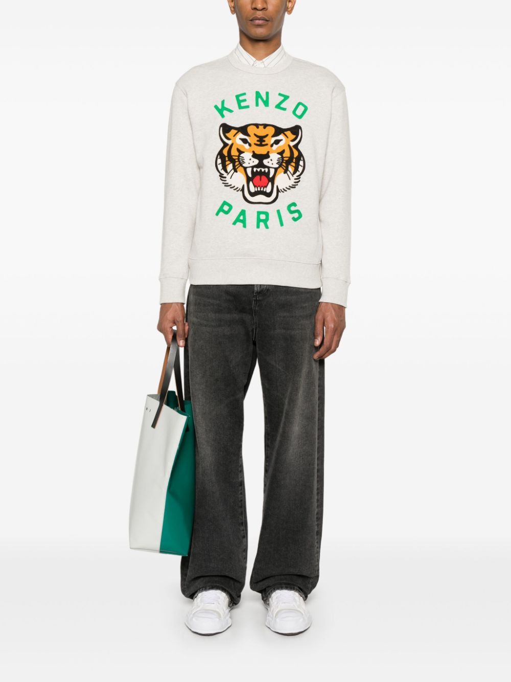 Kenzo LUCKY TIGER COTTON SWEATSHIRT Size XS / US 0-2 / IT 36-38 - 5 Thumbnail
