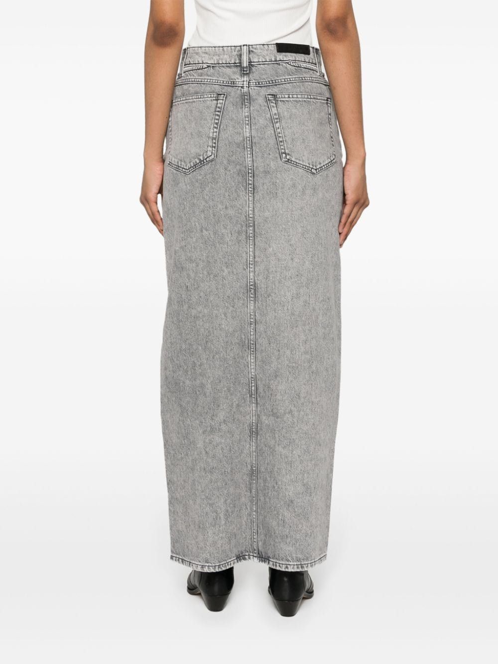 Iro FINJI DENIM LONG SKIRT Size 27" / US 4 / IT 40 - 4 Thumbnail