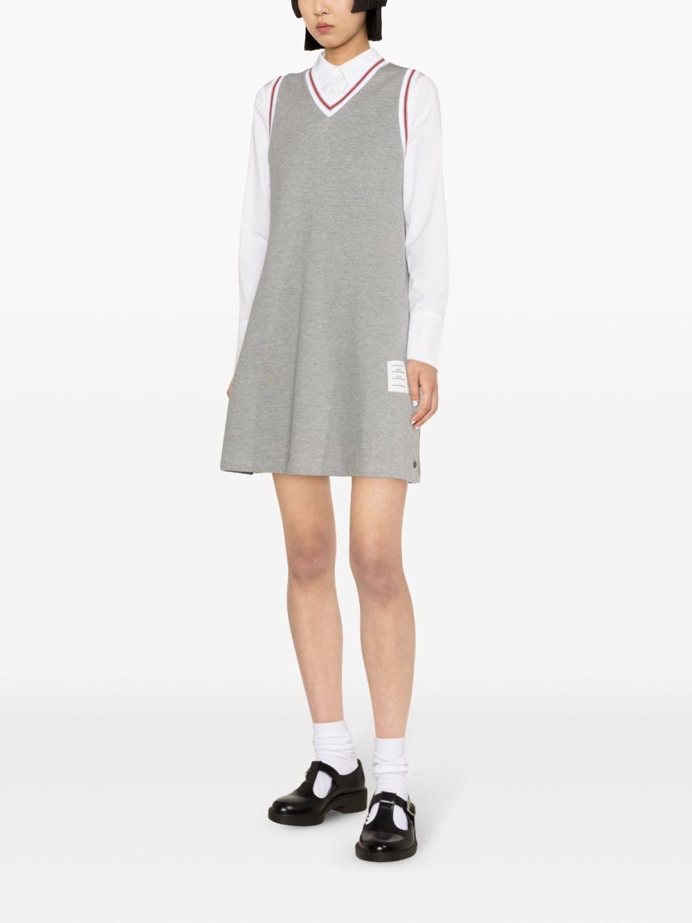 Thom Browne RWB COTTON TENNIS DRESS Size S / US 4 / IT 40 - 3 Thumbnail