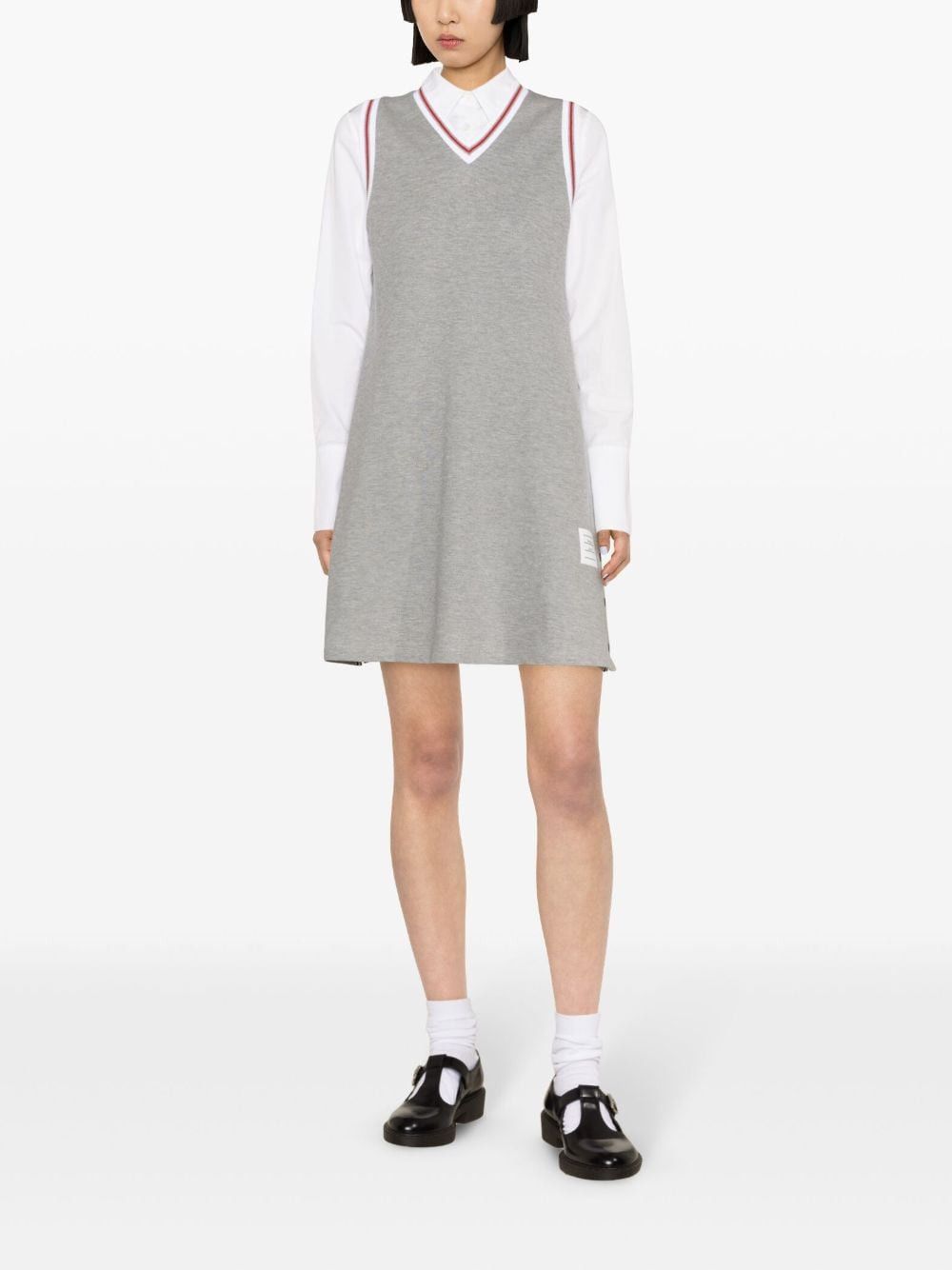 Thom Browne RWB COTTON TENNIS DRESS Size S / US 4 / IT 40 - 4 Thumbnail