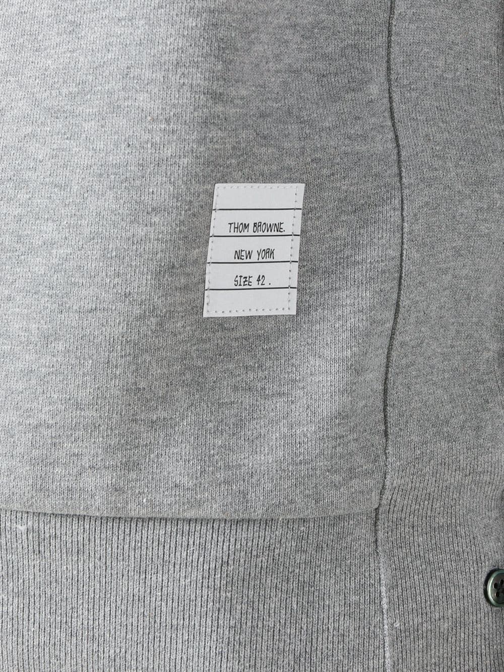 Thom Browne 4-BAR COTTON CREWNECK SWEATSHIRT Size S / US 4 / IT 40 - 5 Thumbnail