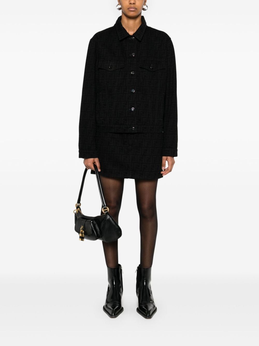 Fendi FF DENIM JACKET Size S / US 4 / IT 40 - 5 Thumbnail