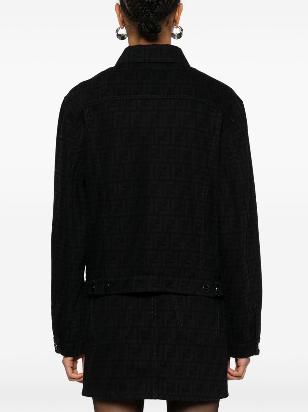 Fendi FF DENIM JACKET Size S / US 4 / IT 40 - 4 Thumbnail