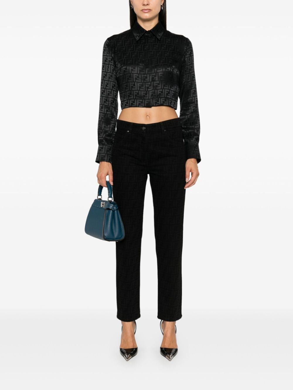 Fendi FF DENIM JEANS Size 27" / US 4 / IT 40 - 4 Thumbnail