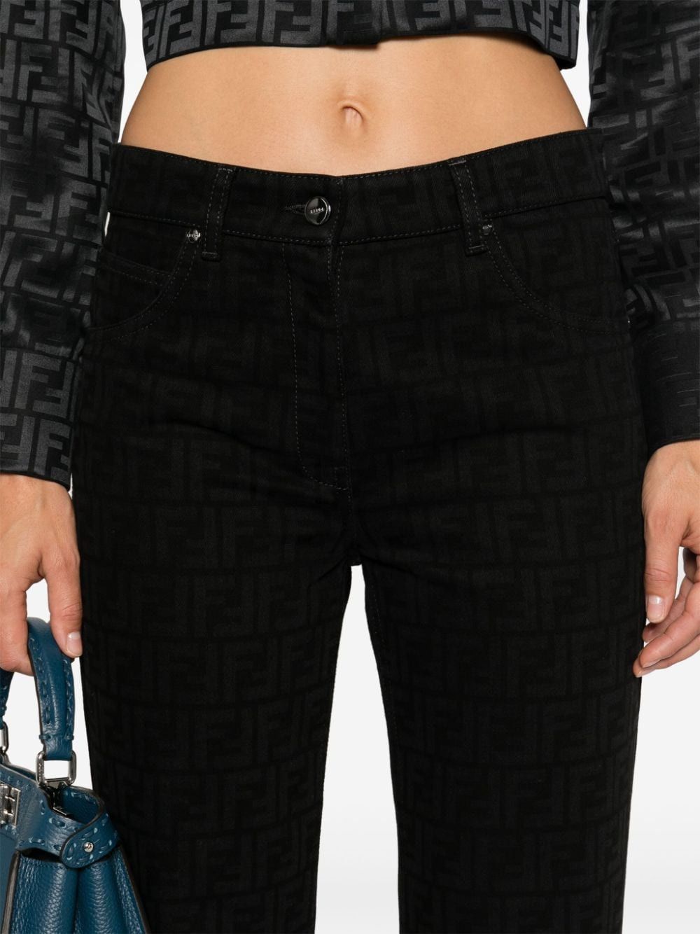 Fendi FF DENIM JEANS Size 27" / US 4 / IT 40 - 5 Thumbnail