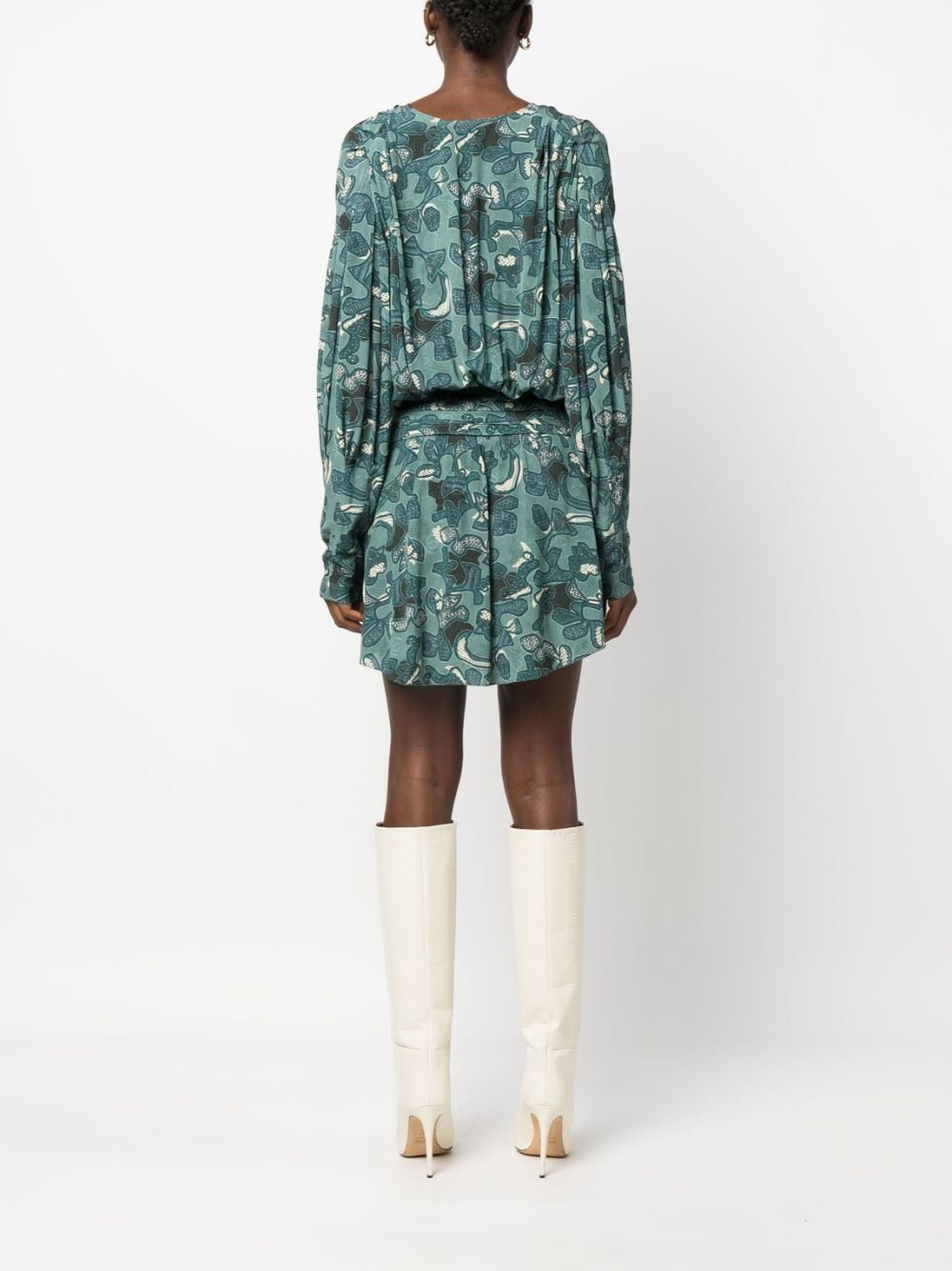 Iro FONTANA PRINTED SHORT DRESS Size S / US 4 / IT 40 - 3 Thumbnail