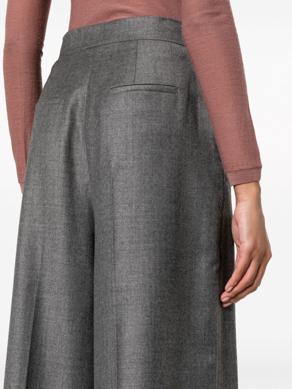 Fendi WOOL HIGH-WAISTED TROUSERS Size 27" / US 4 / IT 40 - 3 Thumbnail