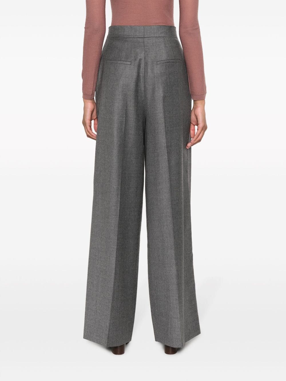 Fendi WOOL HIGH-WAISTED TROUSERS Size 27" / US 4 / IT 40 - 2 Thumbnail