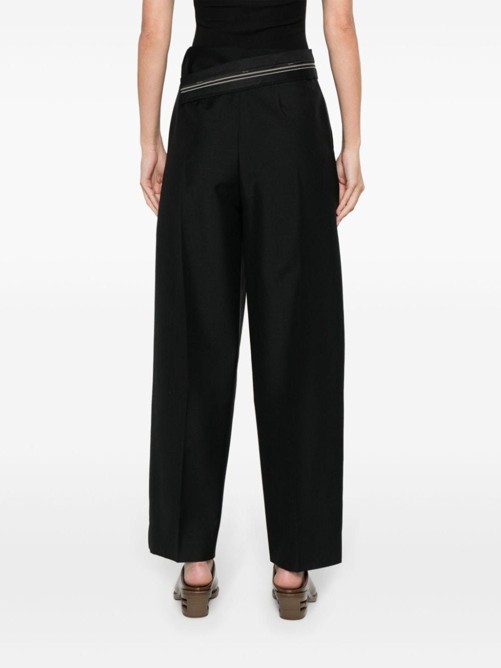 Fendi WOOL TROUSERS Size 28" / US 6 / IT 42 - 4 Thumbnail