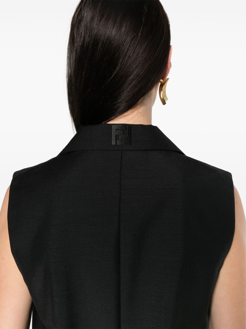 Fendi WOOL SINGLE-BREASTED VEST Size S / US 4 / IT 40 - 3 Thumbnail