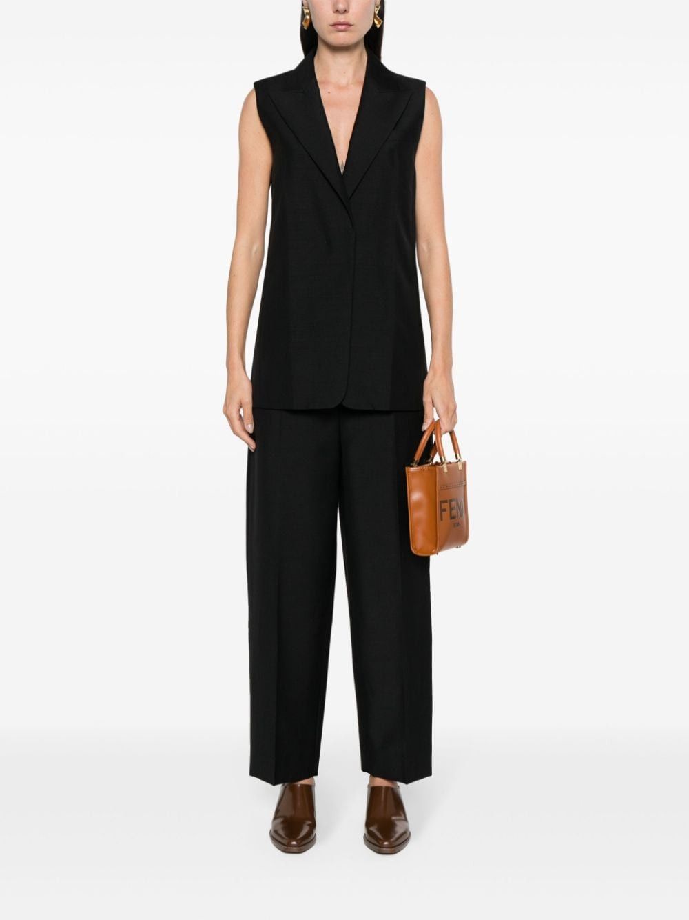 Fendi WOOL SINGLE-BREASTED VEST Size S / US 4 / IT 40 - 5 Thumbnail