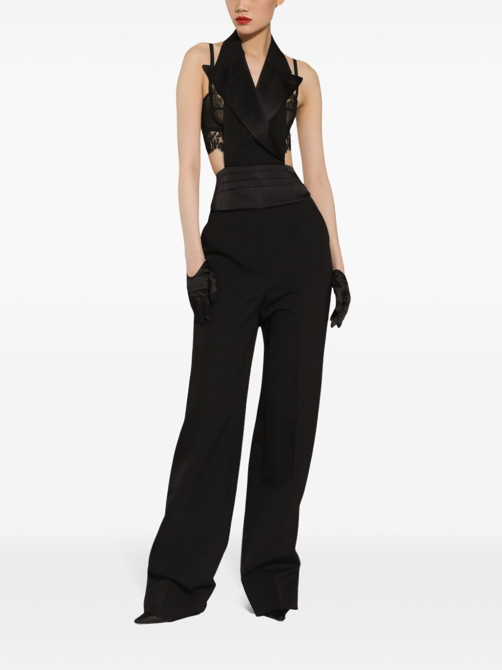 Dolce & Gabbana WOOL HIGH-WASITED TROUSERS Size 27" / US 4 / IT 40 - 5 Thumbnail