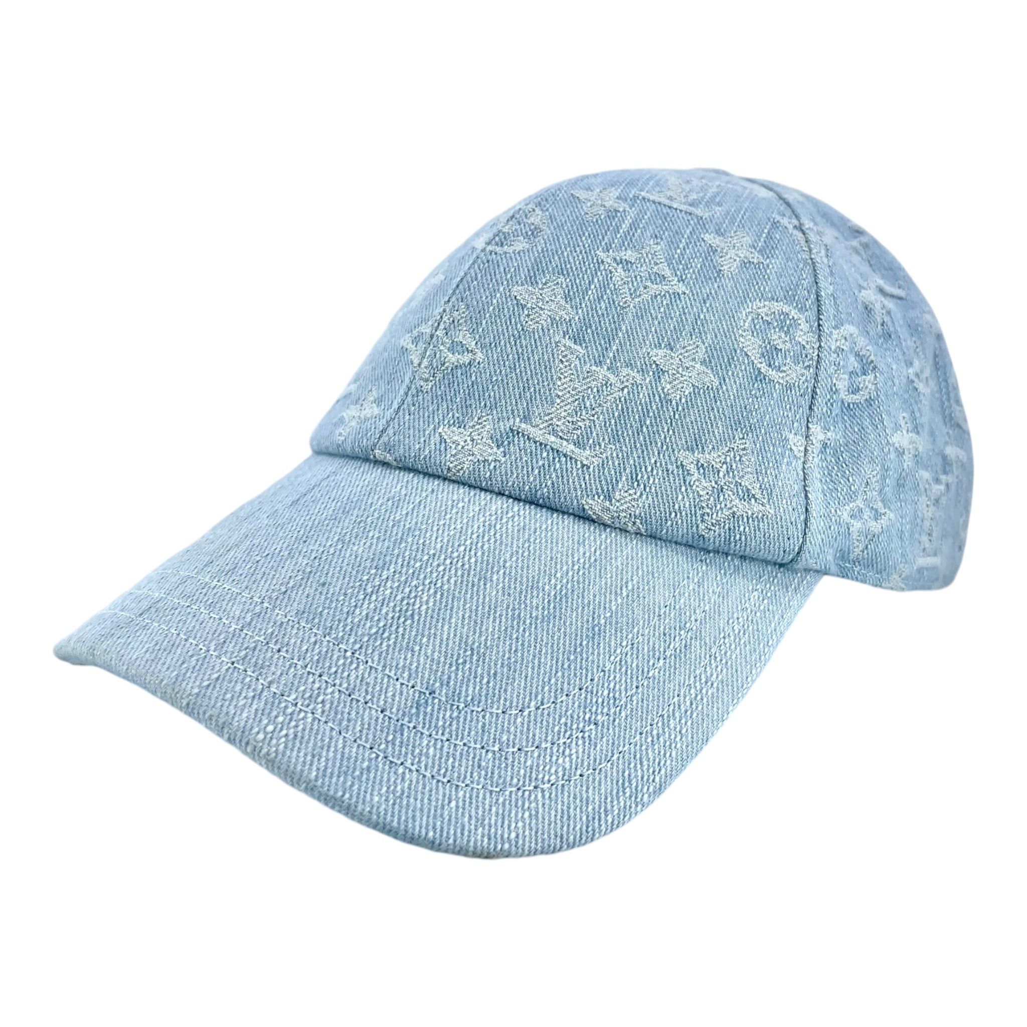 Monogrammed denim hat hotsell