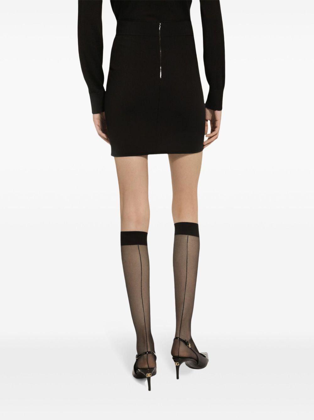 Dolce & Gabbana KNITTED SKIRT Size 27" / US 4 / IT 40 - 3 Thumbnail