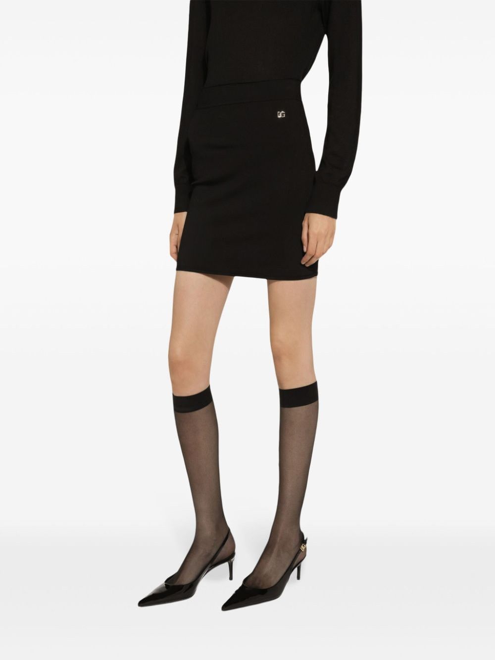 Dolce & Gabbana KNITTED SKIRT Size 27" / US 4 / IT 40 - 2 Thumbnail