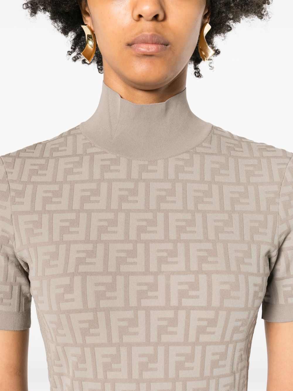 Fendi FF MIDI DRESS Size S / US 4 / IT 40 - 2 Thumbnail