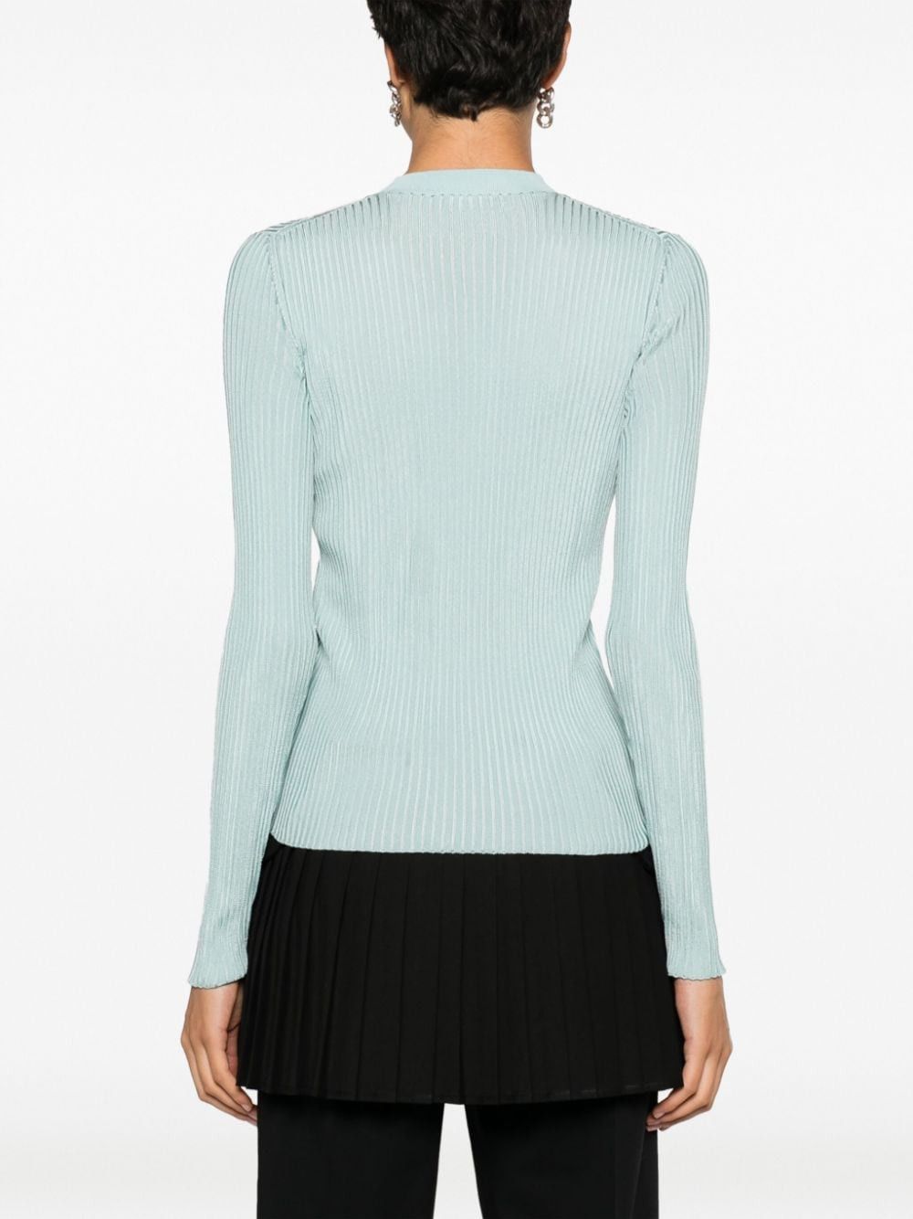 Fendi m/l, colorblock, a coste Maglia g.collo Size S / US 4 / IT 40 - 2 Thumbnail