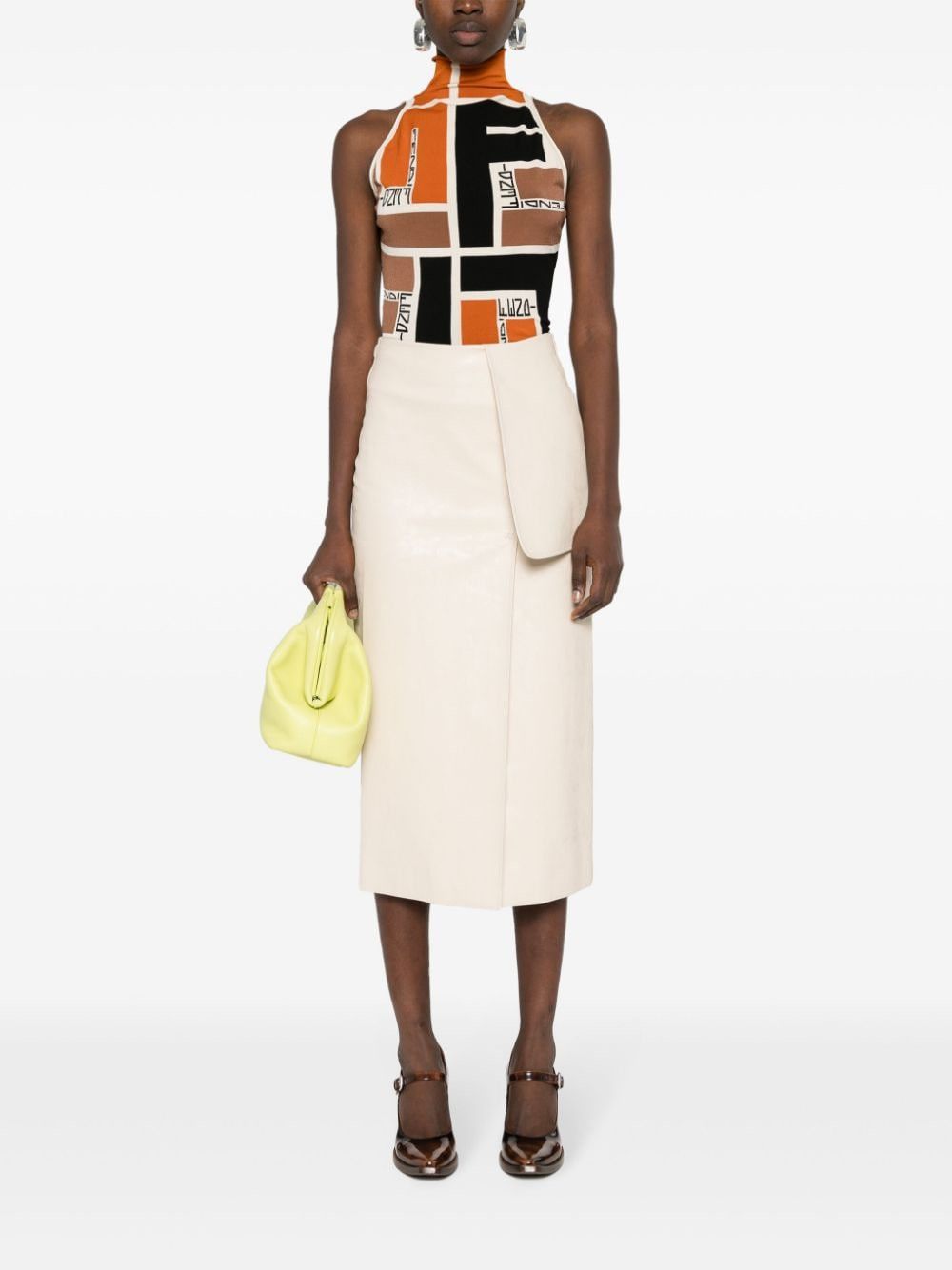 Fendi PRINTED TURTLE-NECK TOP Size S / US 4 / IT 40 - 5 Thumbnail