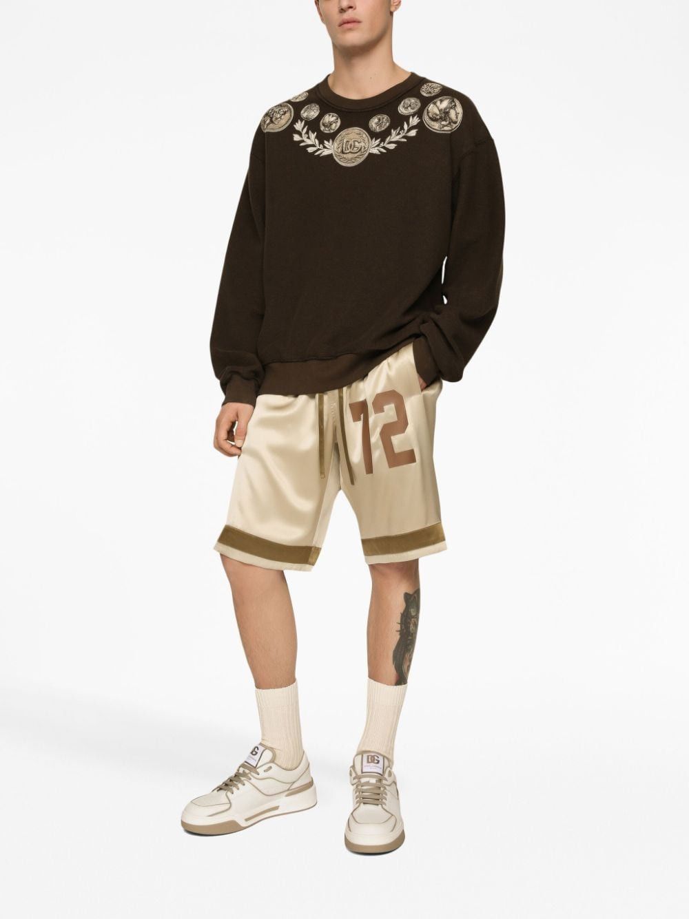 Dolce & Gabbana PRINTED COTTON SWEATSHIRT Size US S / EU 44-46 / 1 - 4 Thumbnail