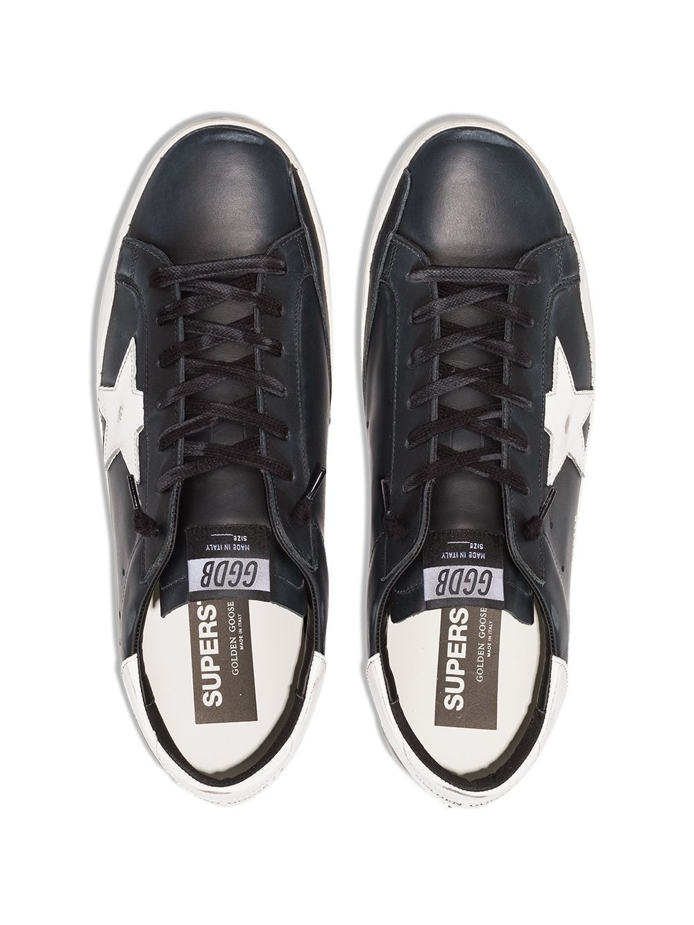 Golden Goose SUPER-STAR LEATHER SNEAKERS Size US 7 / EU 40 - 2 Thumbnail