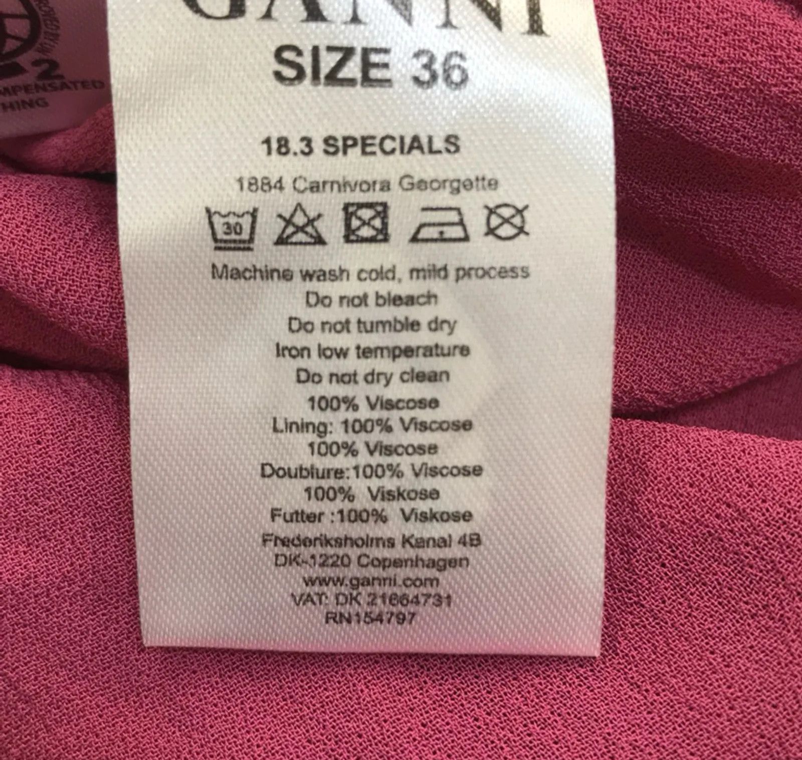 Ganni Ganni Dress Size XS / US 0-2 / IT 36-38 - 3 Thumbnail