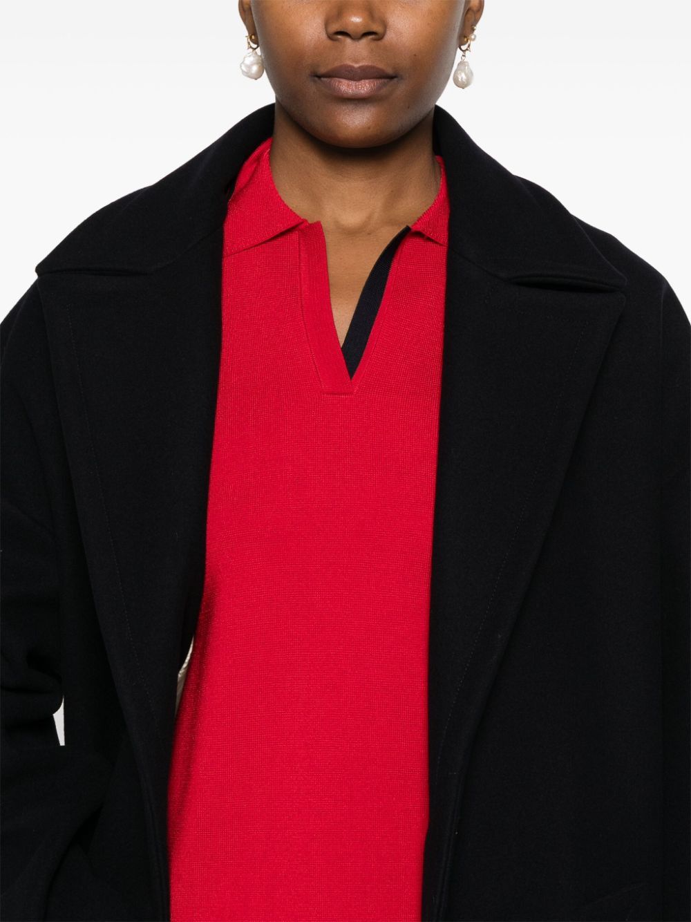 Golden Goose GOLDEN WOOL BLEND SINGLE-BREASTED COAT Size S / US 4 / IT 40 - 2 Thumbnail