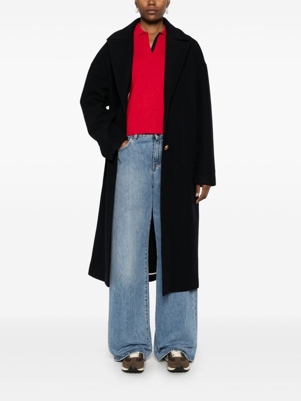 Golden Goose GOLDEN WOOL BLEND SINGLE-BREASTED COAT Size S / US 4 / IT 40 - 5 Thumbnail