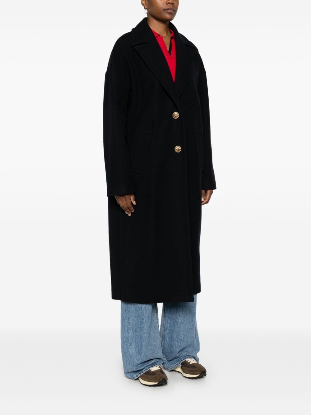 Golden Goose GOLDEN WOOL BLEND SINGLE-BREASTED COAT Size S / US 4 / IT 40 - 4 Thumbnail