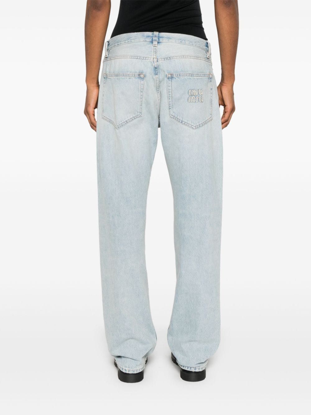 Miu Miu DENIM COTTON JEANS Size 26" / US 2 / IT 38 - 2 Thumbnail